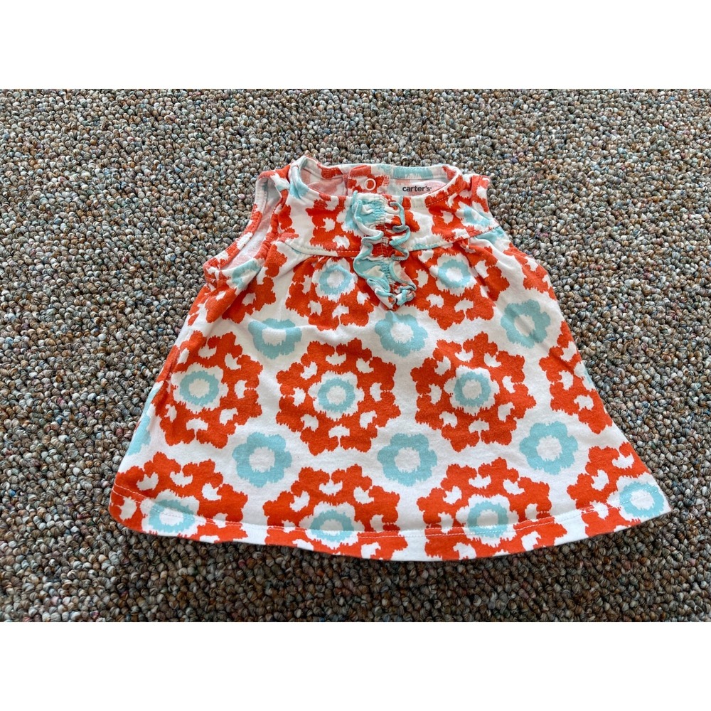 Carter's Sleeveless Summer Patterned Girls Top 9M